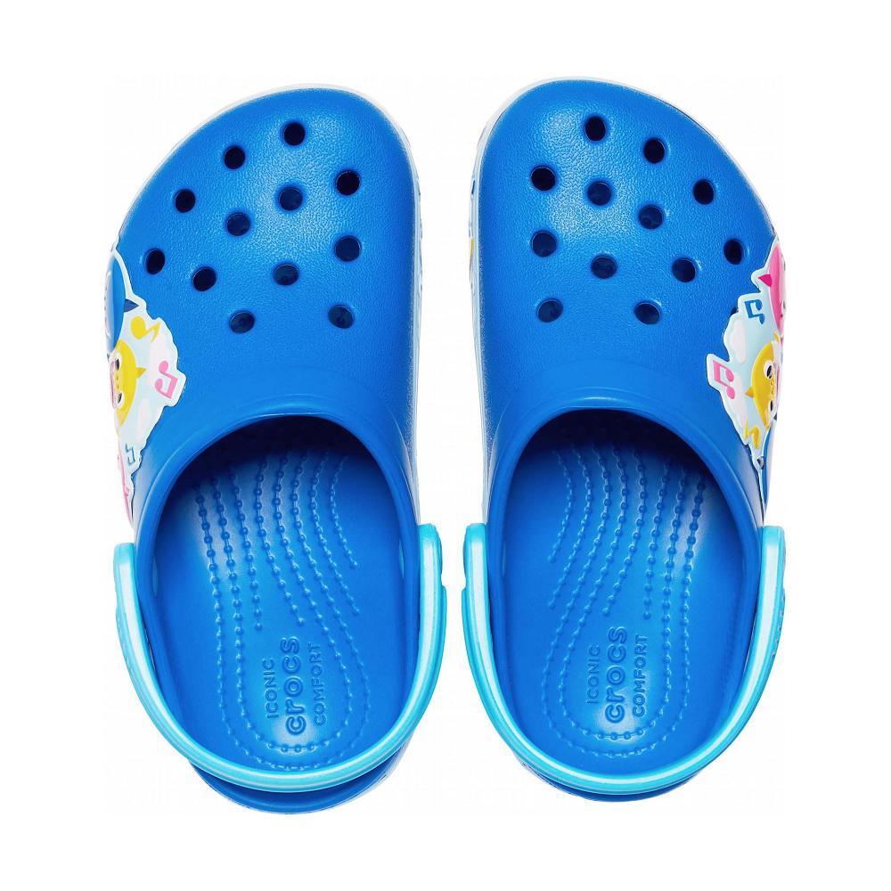 Blue Boys' Crocs Fun Lab Baby Shark Band Clogs | NZ 1373XYUF